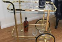 Gold Bar Cart - Wedding Event Styling Sydney