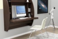 Floating desk for small space for sale