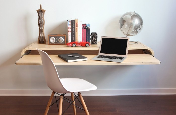15 Amazing Floating Desks Ideas for Small Spaces | Foter Floating desk for small space for sale